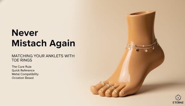 Blog cover For Matching Anklets with Toe Rings By Eternz.