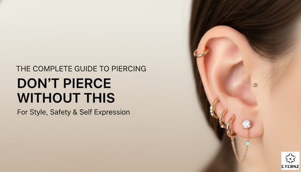 Blog cover for 'Complete Guide to Piercing' by Eternz.