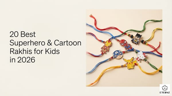 20 Best Superhero & Cartoon Rakhis for Kids in 2026.