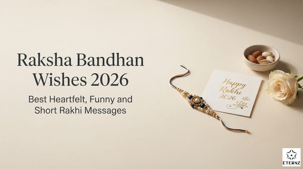 Raksha Bandhan Wishes 2026: Best Heartfelt, Funny and Short Rakhi Messages.