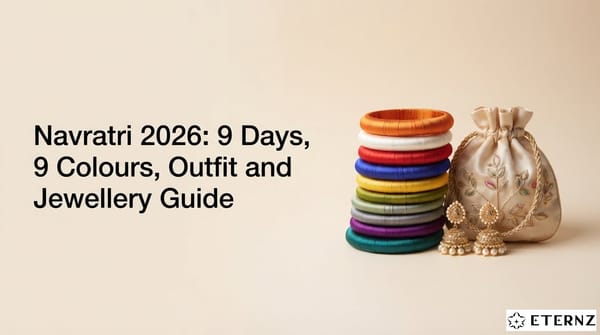 Navratri 2026: 9 Days, 9 Colours, Outfit and Jewellery Guide.