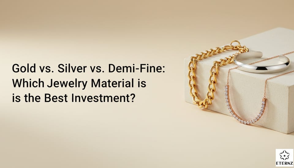 Gold vs Silver vs Demi Fine Jewelry: Know Before You Buy!
