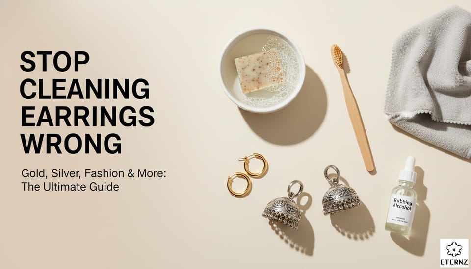How to Clean Earrings at Home: Gold, Silver and More