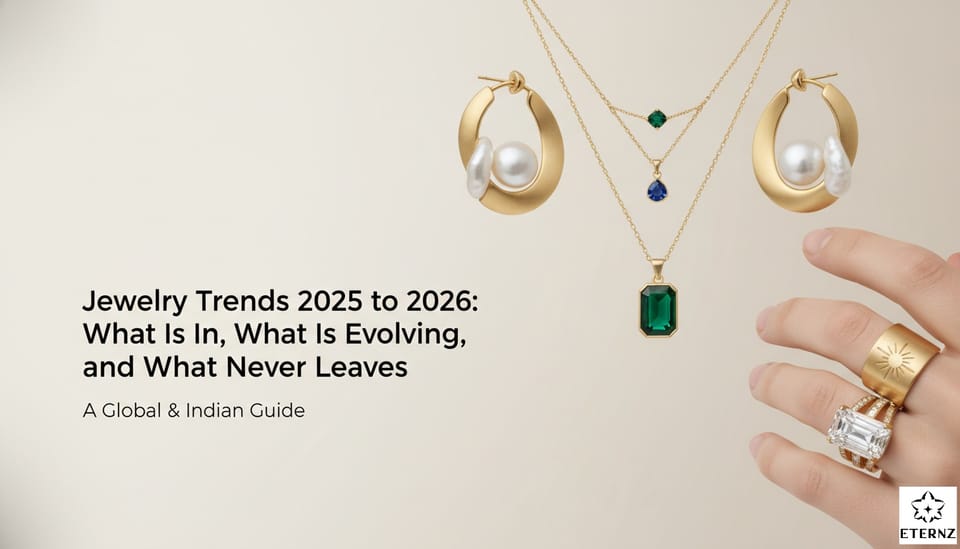 Jewelry Trends 2025 to 2026: What Is In, What Is Evolving, and What Never Leaves